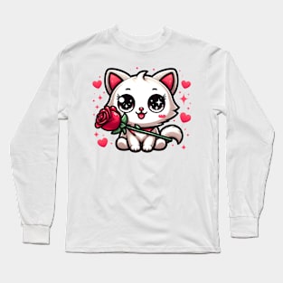 Valentine's Cartoon Delights T-Shirt Long Sleeve T-Shirt